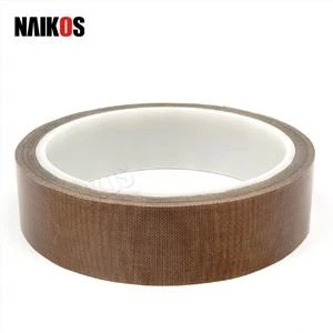 Høytemperatur varme PTFE belagt glass stoff silikon tape