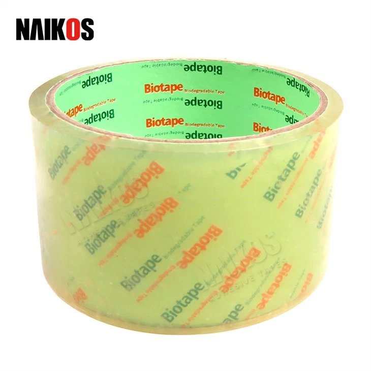 Biologisk nedbrytbar selvklebende tape