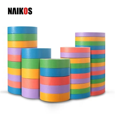 Forskjeller i farget maskeringstape vs. Washi-tape i vedheft og valgguide